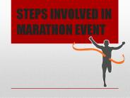 STEPS INVOLVED IN MARATHON EVENT