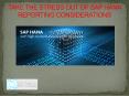 TAKE THE STRESS OUT OF SAP HANA REPORTING CONSIDERATIONS PowerPoint PPT Presentation
