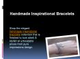 Handmade Inspirational Bracelets PowerPoint PPT Presentation