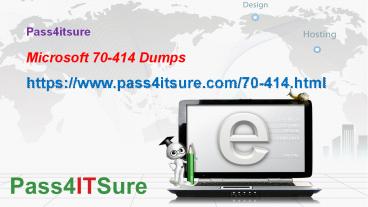 (2017-11-New) Latest Release Pass4itsure 70-414 Dumps PDF