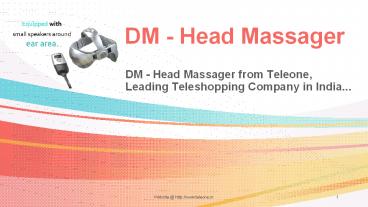DM-Head Massager Online from Teleone