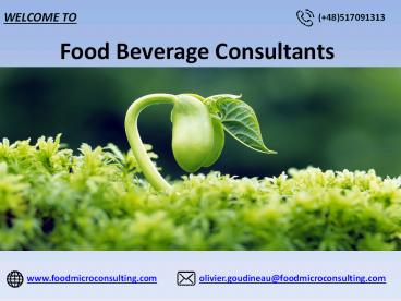 Food and Beverage Consultants - Food Micro Consulting (1)