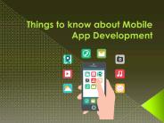 Things to know Before Mobile app Development