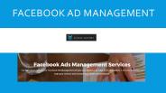 Facebook ad management