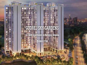Godrej Sky Gardens | Pre Launch | Price List | Location