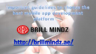 Mobile apps development company Kuwait