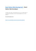 React Native Web Development - React Native Web Developer PowerPoint PPT Presentation