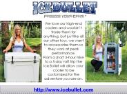 Keep Your Cooler Beer Cold with Ice Bullets