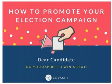 Election campaign ideas to promote your candidate