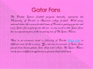 Gator fans
