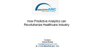 How Predictive Analytics can Revolutionize Healthcare Industry