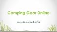 Camping Gear Sale PowerPoint PPT Presentation