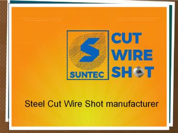 Steel Cut Wire Shot manufacturer (3)