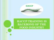 HACCP Prevent from Foodborne Illnesses