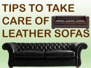 How to take care of leather sofa