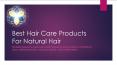 Buy Best Hair Care Products For Natural Hair In CA