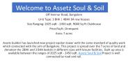 Assetz Soul & Soil Bangalore