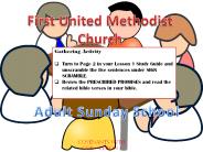 Sunday School October 29 Lesson 1