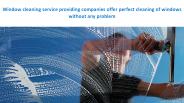 Window cleaning services in Calgary