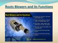 Roots Blowers and its Functions PowerPoint PPT Presentation
