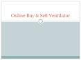 Online buy ventilator at medicomart