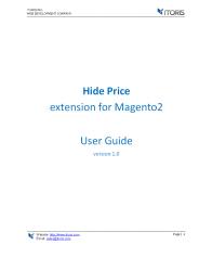 Magento 2 hide price extension by Itoris Inc.