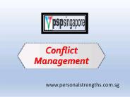 Conflict Management- www.personalstrengths.com.sg