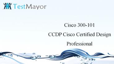 Cisco Certification Practice Exam by (300-101 Practice Test)