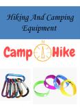 Hiking And Camping Equipment