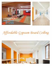 High Quality Gypsum Board Ceiling