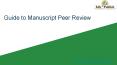 Get Quick Guide of Manuscript Peer Review! PowerPoint PPT Presentation