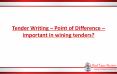 Tender Writing – Point of Difference – important in wining tenders? PowerPoint PPT Presentation