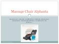 Massage Chair Alphanta from Teleone PowerPoint PPT Presentation