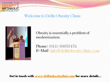 best obesity surgery india