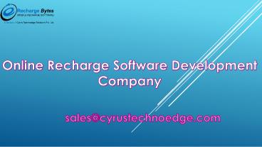 Mobile Recharge Software Development Company in India (1)