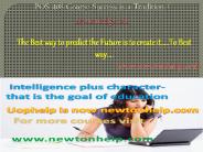 POS 408  Course Success is a Tradition / newtonhelp.com