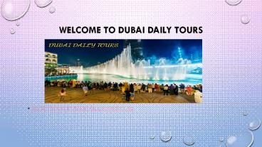 Book Dubai local sightseeing packages