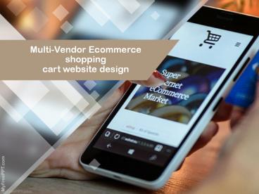 Multi-Vendor Ecommerce shopping cart website design