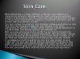 Skin Care PowerPoint PPT Presentation