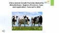 China Animal Growth Promoter Market by Manufacturers, Regions (Province), Type and Application, Forecast to 2022 PowerPoint PPT Presentation