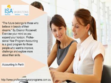 Best professional Year Programs in Australia