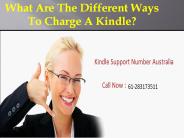 What Are The Different Ways To Charge A Kindle?