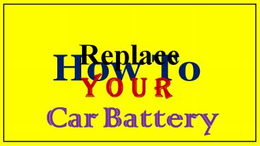 Car Battery Replacement Services in UAE