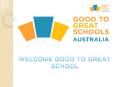 Good to Great School (1) PowerPoint PPT Presentation