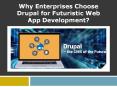 Why Enterprises Choose Drupal for Futuristic Web App Development? PowerPoint PPT Presentation