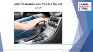 Auto transmissions market report 2017