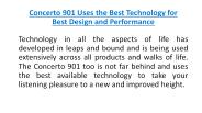 the best technology for best performance