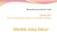 Marble Inlay Décor PowerPoint PPT Presentation