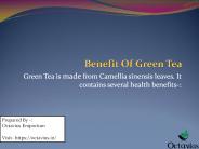 Benefits of Green Tea