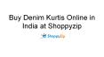 Buy denim kurtis online in india at shoppyzip (1)
